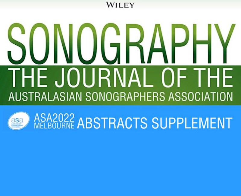 Out now | View all Abstracts from ASA2022 Melbourne presentations